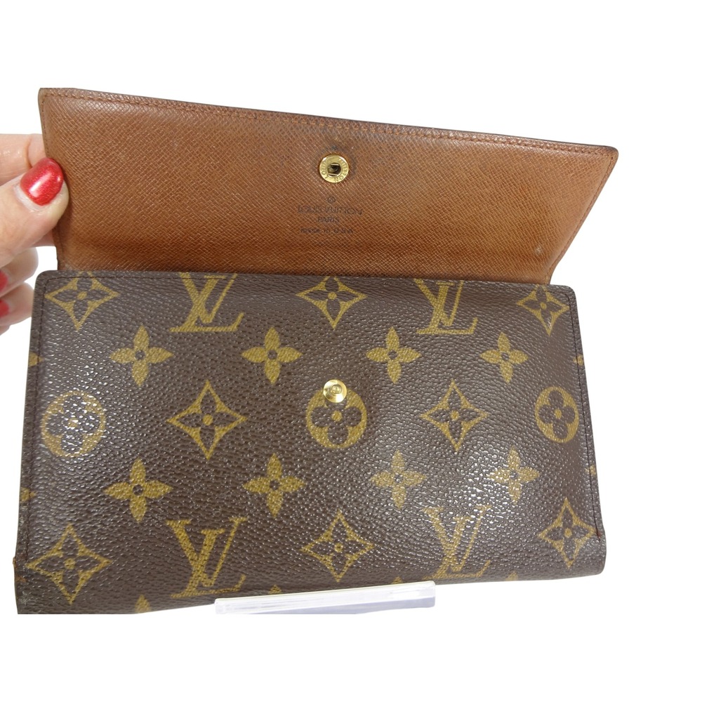 Rare Louis Vuitton Monogram Malletier Canvas‎ and Leather Long Bifold Wallet - Picture 6 of 13